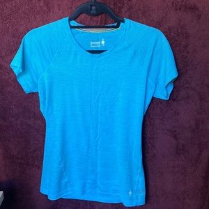 Smart wool base layer tee